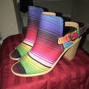 Serape booties